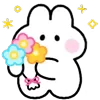 🌷 Эмодзи «🌷 Зайчик» для Telegram