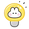 🌷 Эмодзи «🌷 Зайчик» для Telegram