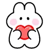 🌷 Эмодзи «🌷 Зайчик» для Telegram
