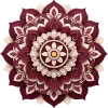 🤩 Эмодзи «Burgundy Zen» для Telegram