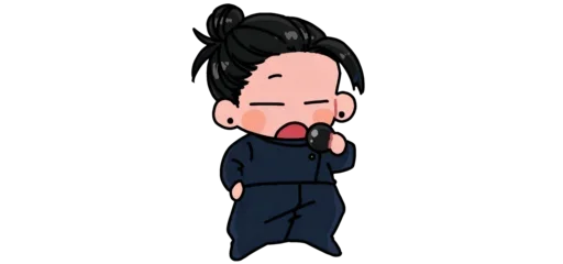 ⚫ Стикер «JJK butSmol ×» для Telegram
