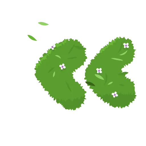 🌿 Эмодзи «Bush Letters» для Telegram