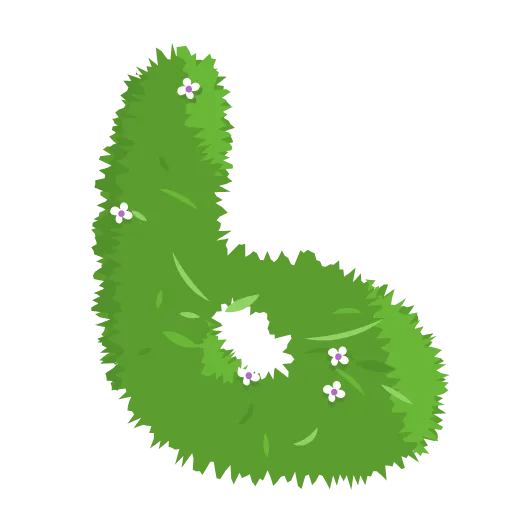 🌿 Эмодзи «Bush Letters» для Telegram