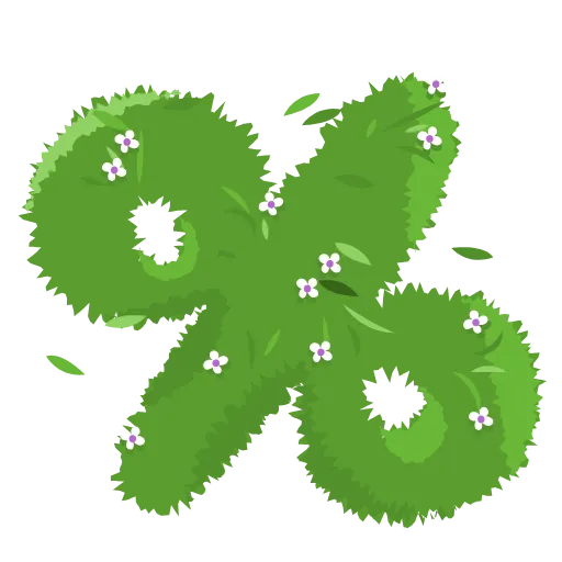 🌿 Эмодзи «Bush Letters» для Telegram
