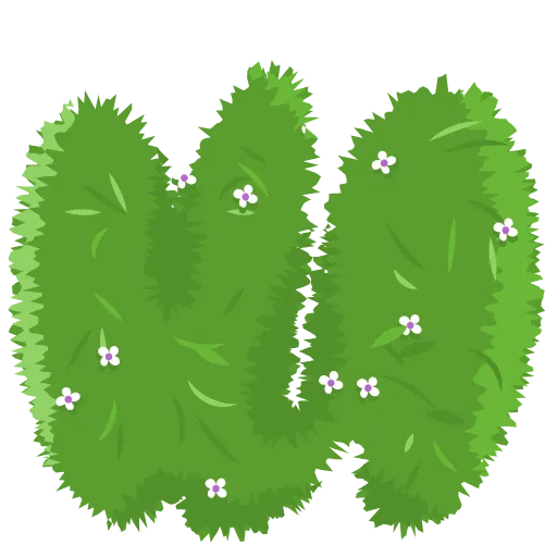 🌿 Эмодзи «Bush Letters» для Telegram