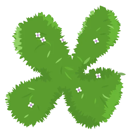 🌿 Эмодзи «Bush Letters» для Telegram