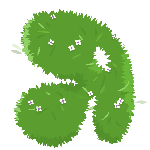 🌿 Эмодзи «Bush Letters» для Telegram
