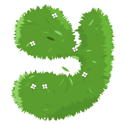 🌿 Эмодзи «Bush Letters» для Telegram