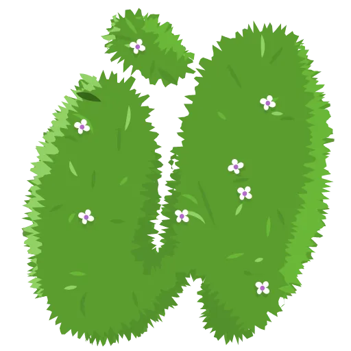 🌿 Эмодзи «Bush Letters» для Telegram