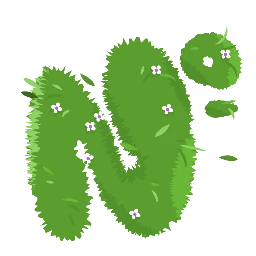 🌿 Эмодзи «Bush Letters» для Telegram