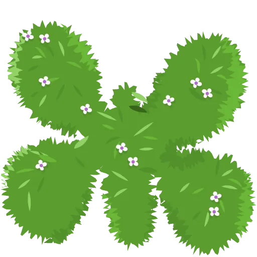🌿 Эмодзи «Bush Letters» для Telegram