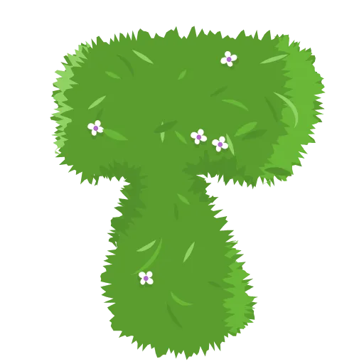 🌿 Эмодзи «Bush Letters» для Telegram