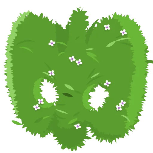 🌿 Эмодзи «Bush Letters» для Telegram