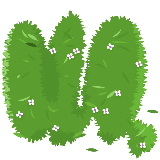 🌿 Эмодзи «Bush Letters» для Telegram