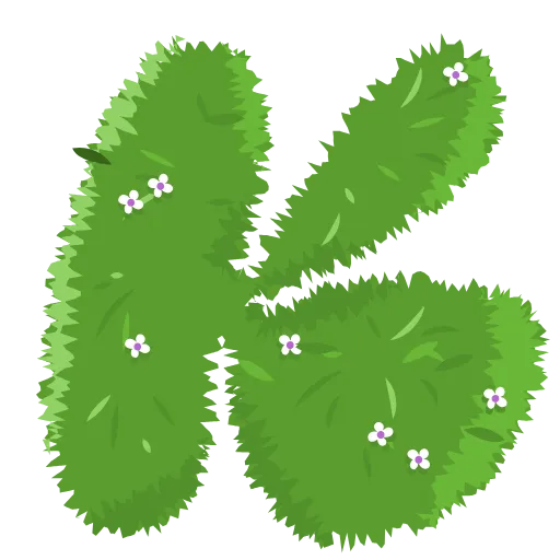 🌿 Эмодзи «Bush Letters» для Telegram