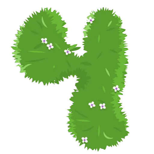 🌿 Эмодзи «Bush Letters» для Telegram