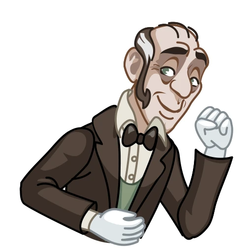 Стикерпак Butler Alfred для Telegram