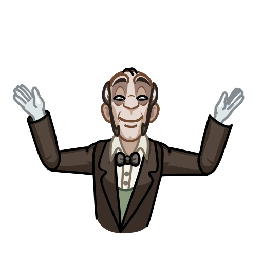 🎉 Стикер «Butler Alfred» для Telegram