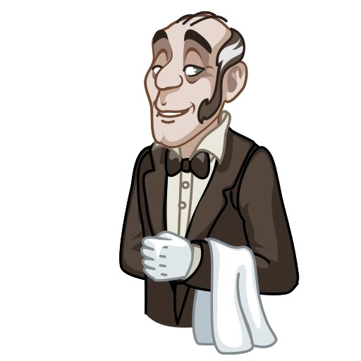 👌 Стикер «Butler Alfred» для Telegram