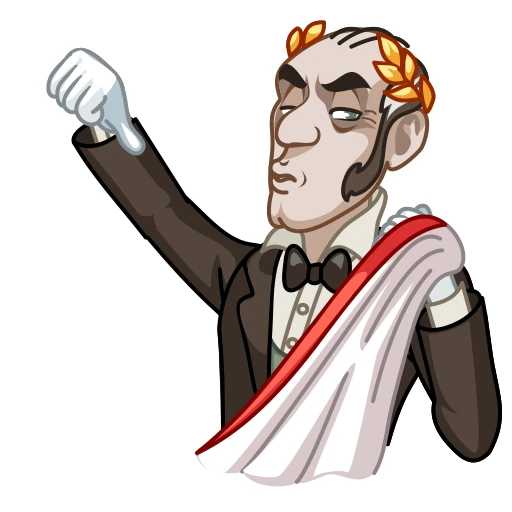 👍 Стикер «Butler Alfred» для Telegram