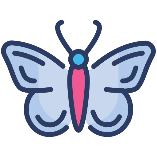 🤩 Эмодзи «Бабочки» для Telegram