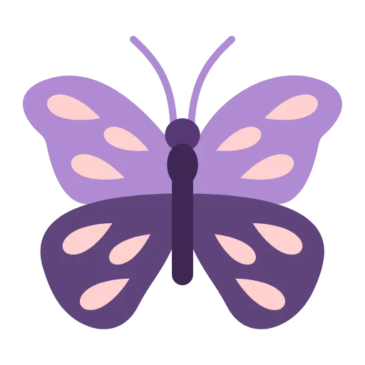 🤩 Эмодзи «Бабочки» для Telegram