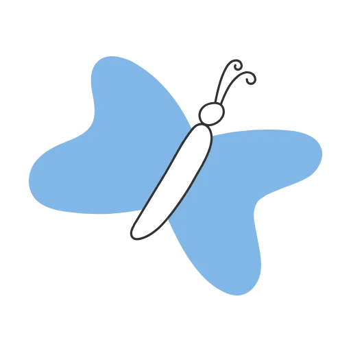 🤩 Эмодзи «Бабочки» для Telegram