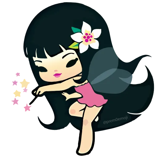 🤩 Эмодзи «🤩 Lolita Little fairy!» для Telegram