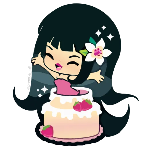 🤩 Эмодзи «🤩 Lolita Little fairy!» для Telegram