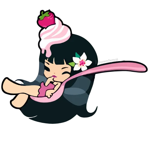🤩 Эмодзи «🤩 Lolita Little fairy!» для Telegram
