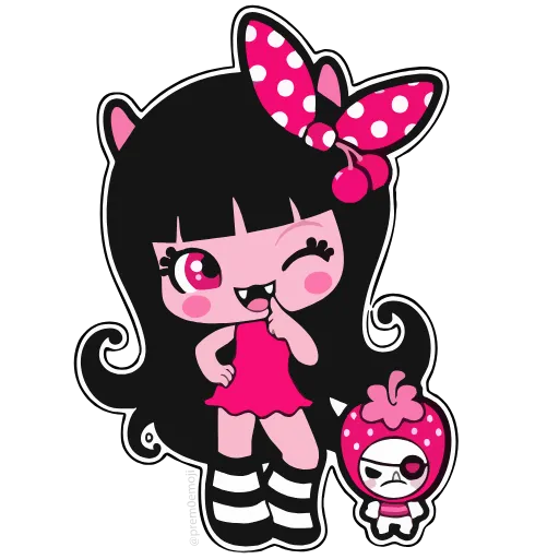 🤩 Эмодзи «🤩 Lolita Little fairy!» для Telegram