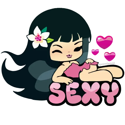💞 Эмодзи «🤩 Lolita Little fairy!» для Telegram