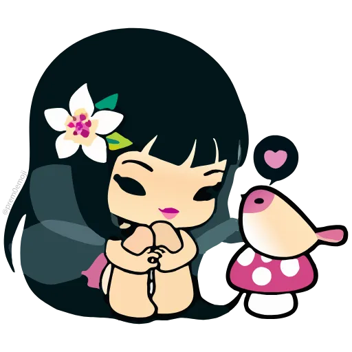 🤩 Эмодзи «🤩 Lolita Little fairy!» для Telegram