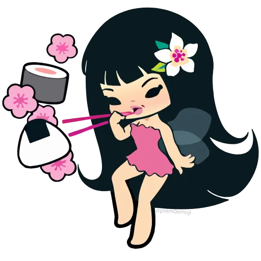 🤩 Эмодзи «🤩 Lolita Little fairy!» для Telegram