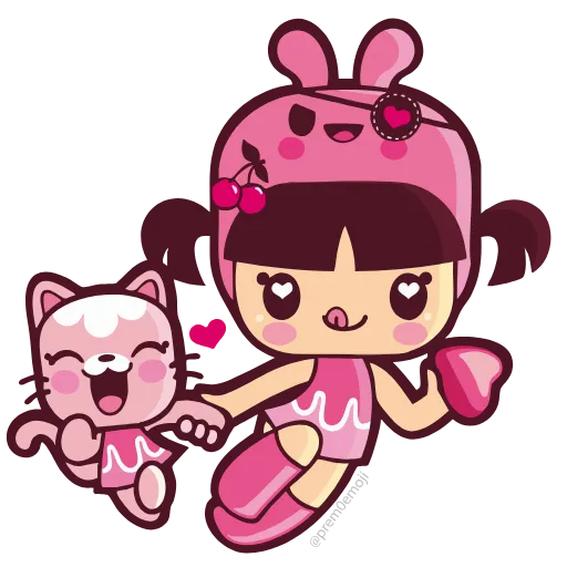 🤩 Эмодзи «🤩 Lolita Little fairy!» для Telegram