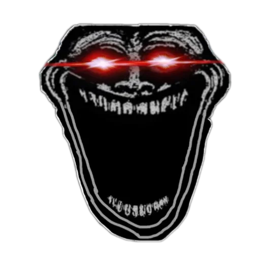 😈 Стикер «Черепки и тролли» для Telegram