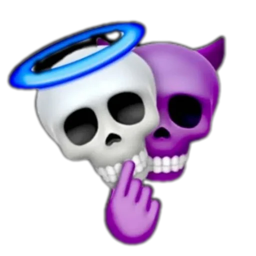 😇 Стикер «Черепки и тролли» для Telegram