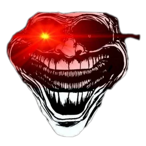 😈 Стикер «Черепки и тролли» для Telegram