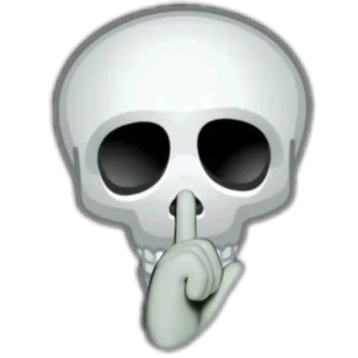 🤫 Стикер «Черепки и тролли» для Telegram