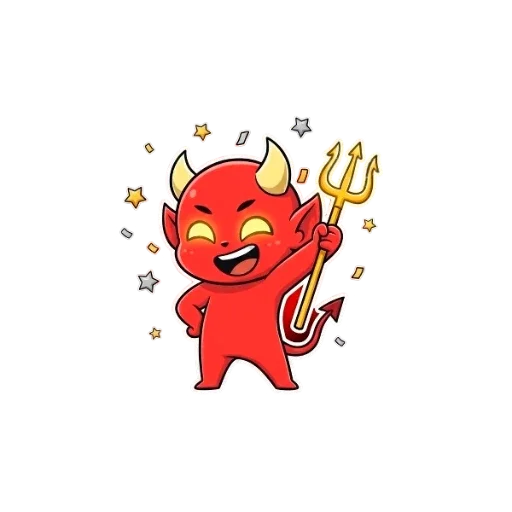 😁 Стикер «Чертенок» для Telegram