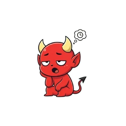 🤥 Стикер «Чертенок» для Telegram