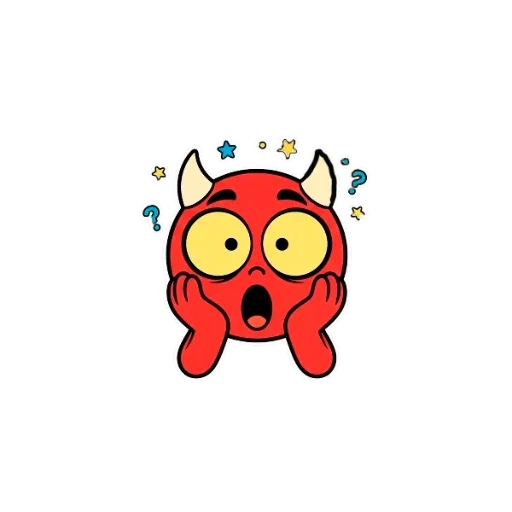 😖 Стикер «Чертенок» для Telegram