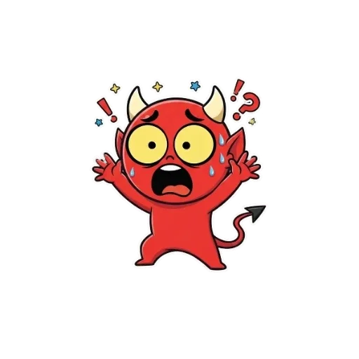 😀 Стикер «Чертенок» для Telegram