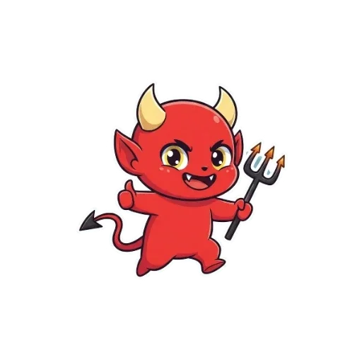 😨 Стикер «Чертенок» для Telegram