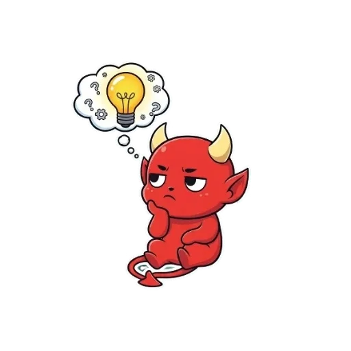 😩 Стикер «Чертенок» для Telegram