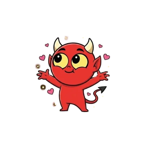 🤩 Стикер «Чертенок» для Telegram