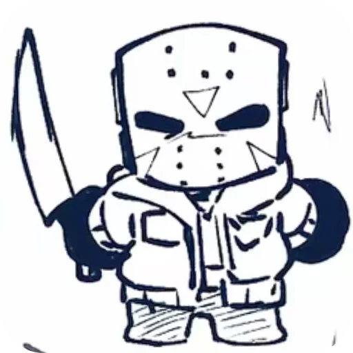 👾 Стикер «Jason» для Telegram