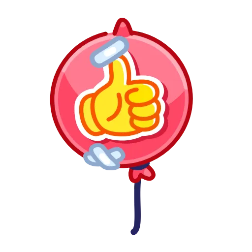 👍 Эмодзи «Cactus And Balloon» для Telegram