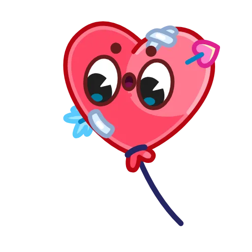 💘 Эмодзи «Cactus And Balloon» для Telegram