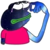 😢 Эмодзи «Calaxy Pepe» для Telegram